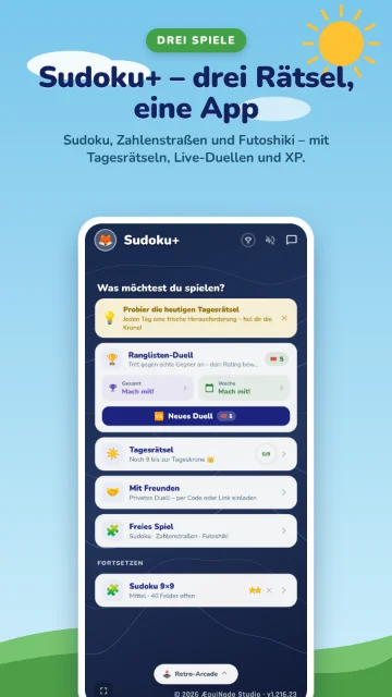 Der Startbildschirm